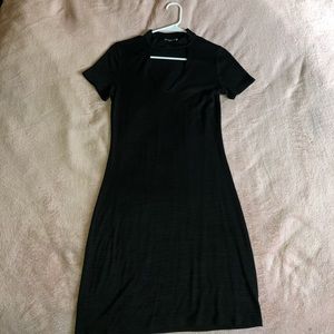 Black cut out dress